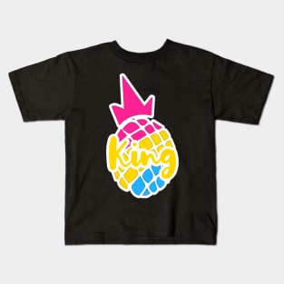 Pride'n'apple Pansexual King ! Kids T-Shirt